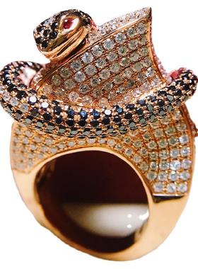 承李李原创设计风水晶玛瑙戒指