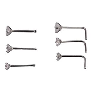 单个包邮穿孔钻石迷你锆石耳骨钉小耳朵钉隐形耳钉鼻钉鼻环