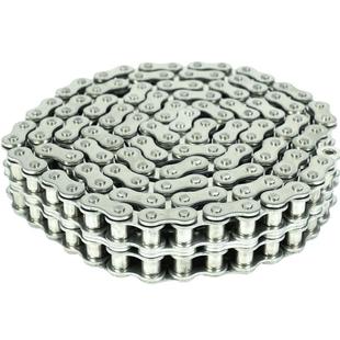 304不锈钢链条08b工业传动链条12a单排滚子链条10a双排链条链扣20