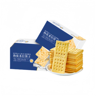 山商超姆海盐苏打饼干官方旗舰店无蔗糖孕妇养胃碱性胃酸早餐零食