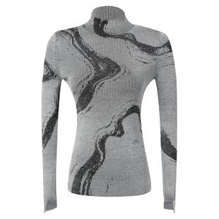 COMME MOI吕燕设计师早春女装羊毛半高领格雷系毛衣针织衫打底衫