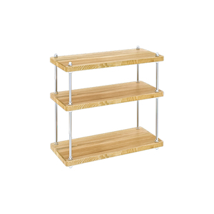 实木桌面置物架放杯子茶具咖啡杯办公室多层收纳架餐边柜水吧台架