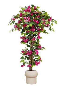 仿真植物三角梅花树客厅招财绿植