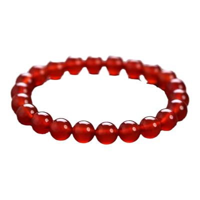 【送证书】高品质天然红玛瑙手串