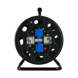 一机一闸移动式电缆盘工业线盘大功率2/3芯线轴子可缠50米收线盘