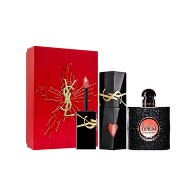 YSL圣罗兰啵啵唇冻口红香水礼盒