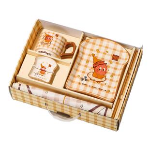 「星星人」联名星星人餐具一人食餐盘早餐盘陶瓷双耳汤碗吐司盘子