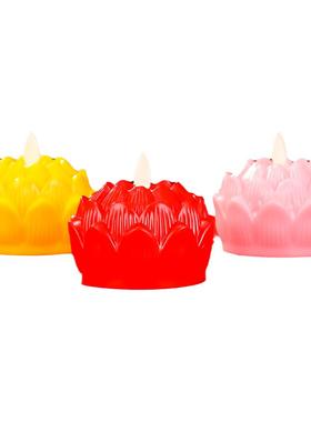 led电子蜡烛灯仿真火焰灯莲花灯