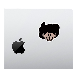 SkinAT 卡通设计头像贴纸 插画图标贴 插画师贴纸 滑板主题贴纸 冰箱贴 笔记本贴纸 手机贴纸 行李箱贴纸