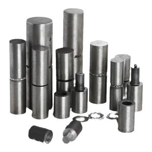 门轴焊接合页圆柱消防暗门重型铰链脱卸铁门轴天地轴配电柜箱转轴