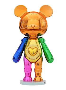 正品星际熊潮玩公仔轻奢高档摆件