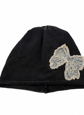 butterfly小众贴布包头帽ins大版