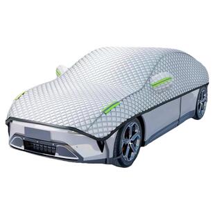 汽车遮阳罩半罩车衣加厚防晒隔热罩防雨雪半身套前挡罩防尘遮阳挡