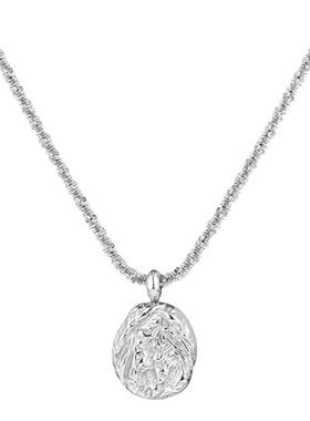 波光粼粼男士熔岩项链