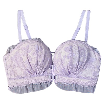【原创款】前扣内衣女小胸聚拢性感蕾丝文胸收副乳防下垂夏季胸罩
