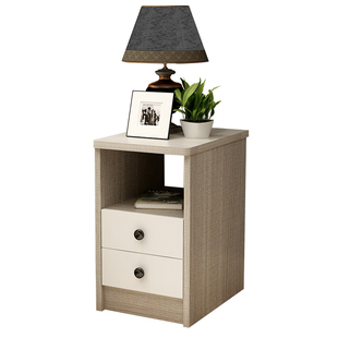 小新款床头柜迷你简约卧室超窄小型柜子三抽柜带锁2025303540cm