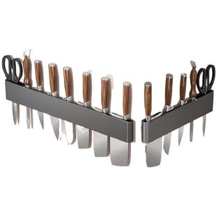 刀架壁挂式免打孔厨房用品多功能菜刀置物架刀具一体收纳架子放置