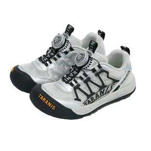 泰兰尼斯儿童运动鞋2026年春季新款男女童运动鞋时尚旋钮跑步鞋