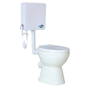 直冲陶瓷墙排后排水马桶坐便器