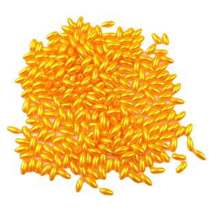 手工diy金黄色稻穗米珠大麦材料包散珠配件麦穗花束串珠干花套装