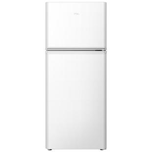 TCL 116升迷你双门白色小冰箱二级能效节能低音宿舍租房家用小型