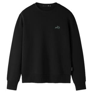 海澜之家山不在高卫衣2026春圆领刺绣长袖内搭百搭上衣打底衫男款