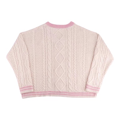 V领，宽松，舒适，霉粉