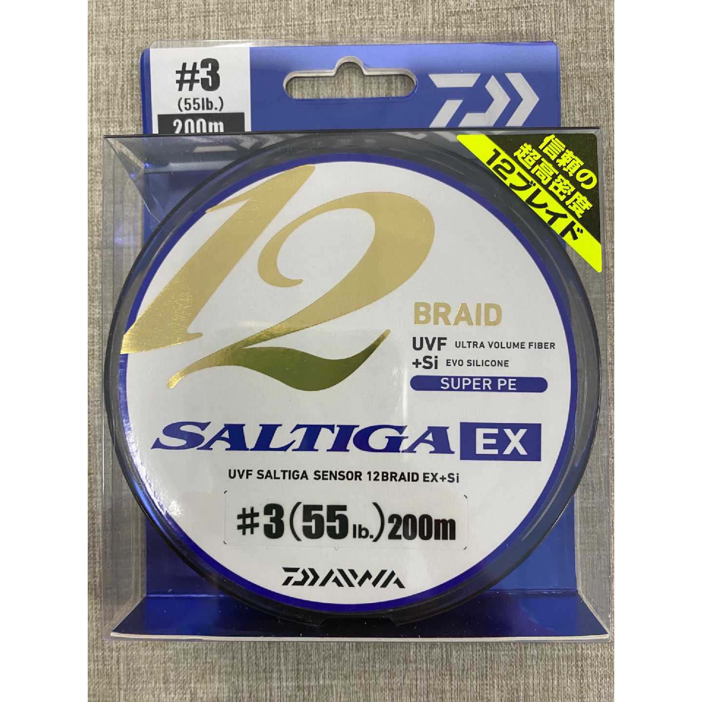 议价DAIWA达亿瓦钓鱼线SALTIGA12编200可维修
