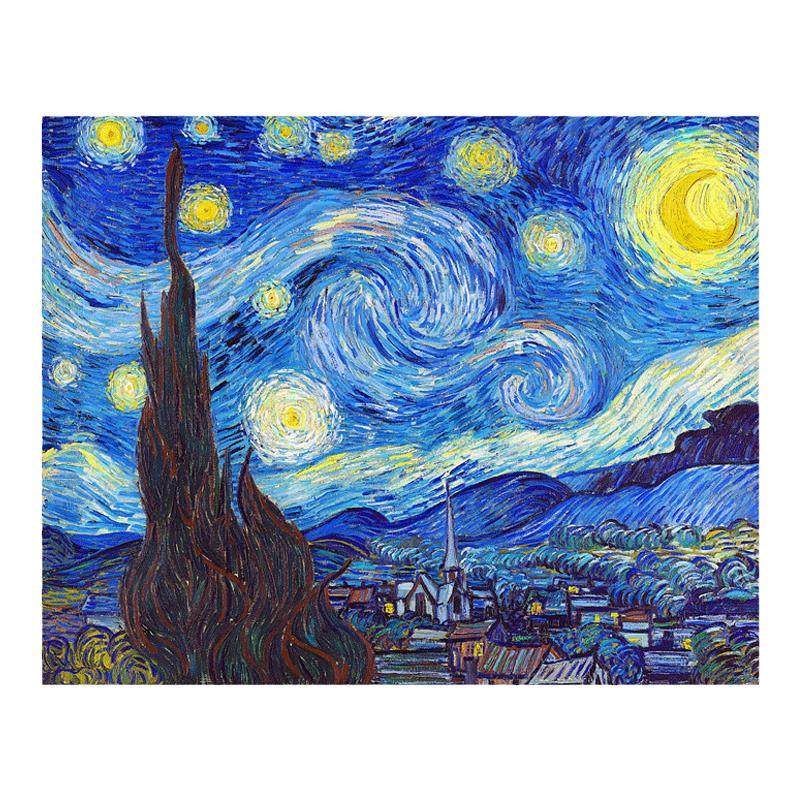 3djp梵谷名画油画拼图2000片