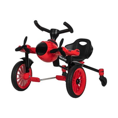 rollplay小飞机漂移车折叠三轮车