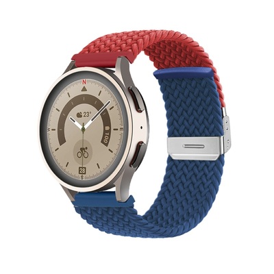 适用华为GT6手表表带拼色尼龙gt5撞色卡扣编织gt4智能watch5运动gt3手表带gt2pro透气watch4女生男生替换腕带
