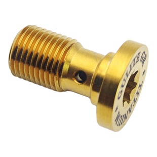 钛合金油管螺丝薄头适用布雷博小螃蟹车力屋F901M50S卡钳风速上泵