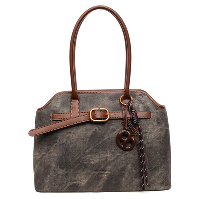 新款复古托特包上课通勤贝壳包