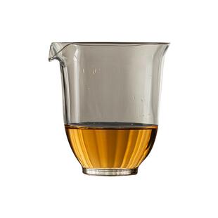 圭隐堂高透高硼硅耐热玻璃公道杯 禅意公杯 分茶器简约茶海泡茶杯