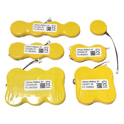CR2450-1P/2P/3P/4P/6P纽扣电池带线1.25/1.0mm端子3V电子桌牌PLC