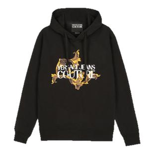 【季末优惠】VERSACE JEANS COUTURE Porcelain Barocco连帽衫