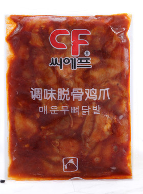 韩国风味辣炒无骨鸡爪跑男鸡爪