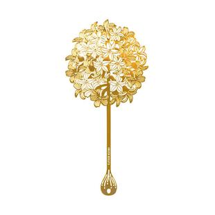 手心里旅入花间风信子金属书签黄铜镀18K金文创高档精致古典中国风高级感教师节送老师朋友生日礼物礼品