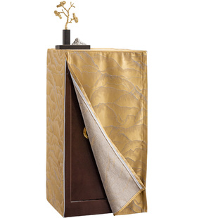 保险柜罩套高端新中式轻奢遮挡罩金色盖布盖巾电器防尘罩套保护套