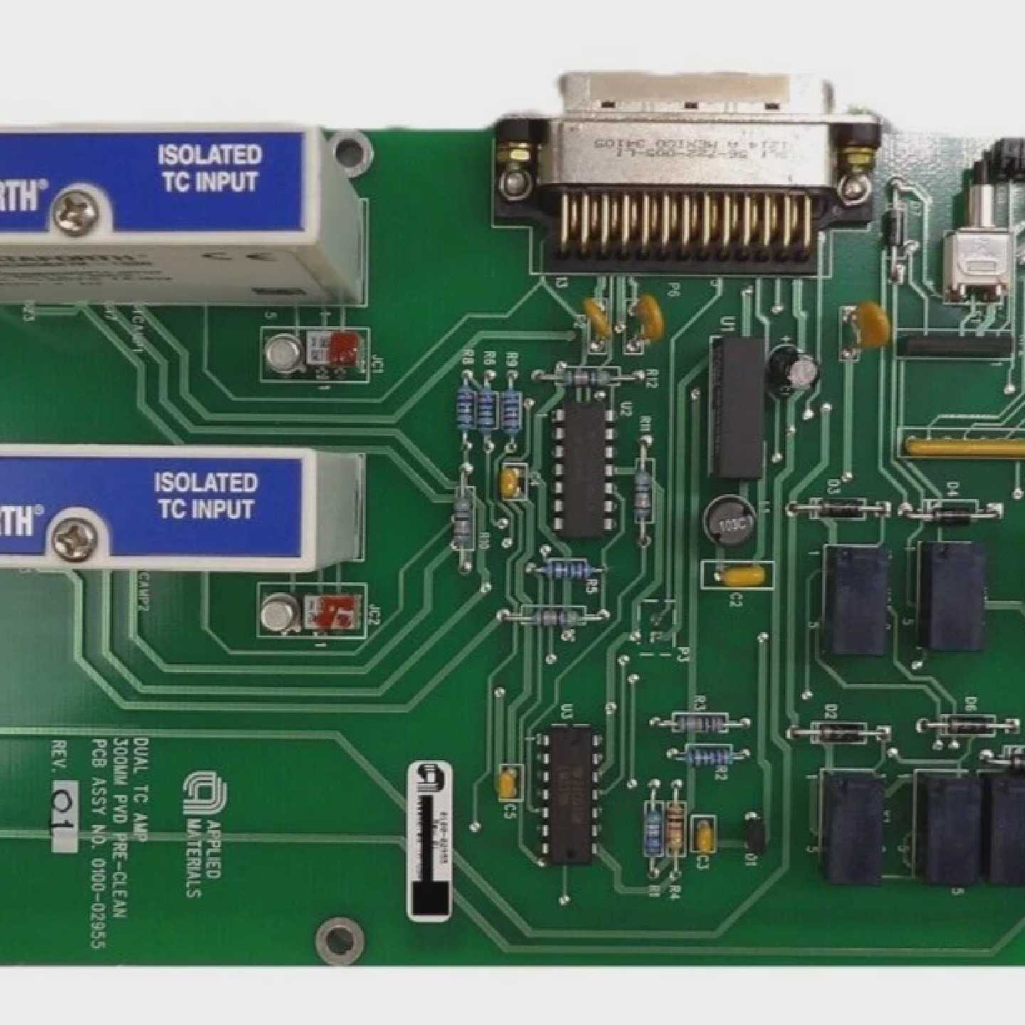 AMAT 应用材料 0100-02955 双 TC AMP 300 毫米 PVD 预清洁 PCB - 实物图