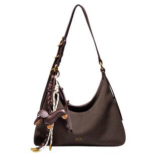 百思图托特包2026新款包包女士斜挎包女通勤HOBO包单肩腋下包女包