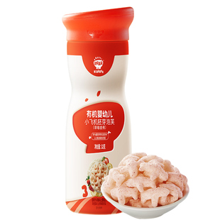 秋田满满泡芙有机婴幼儿小手指泡芙条婴儿飞机造型宝宝零食辅食