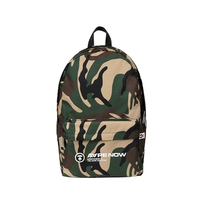 Aape猿人小标徽章迷彩双肩包