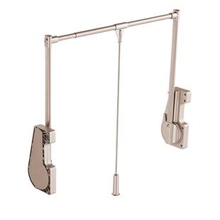 NUOMI诺米衣柜阻尼升降挂衣架衣帽间伸缩缓冲下拉式挂衣杆衣架