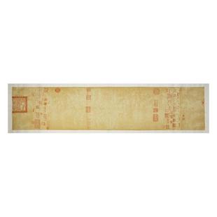 志道堂四尺六尺对开仿古复古做旧特大蜡染笺王羲之兰亭序空白印章宣纸毛笔书法行书作品纸半生熟临摹参展横幅