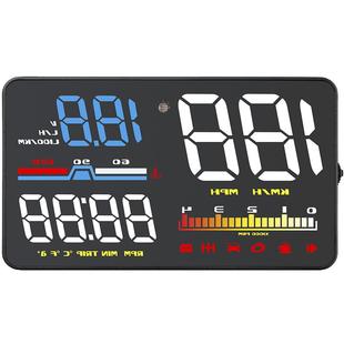 唯颖车载HUD抬头显示器汽车通用OBD多功能仪表车速高清悬浮投影仪