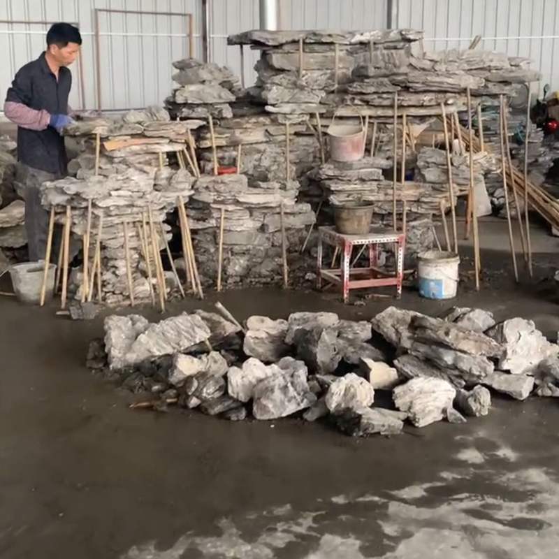 英石庭院假山造景真石头花园阳台摆件鱼缸鱼池水景观室内装饰客厅