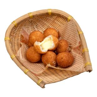 和大鸿发韩式黄金拉丝芝士薯球半成品商用冷冻油炸小吃香芋薯球