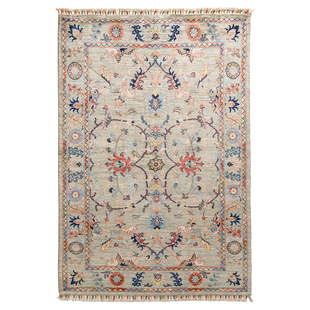 毯游记 阿富汗进口手工打结羊毛地毯游牧民族风编织无胶地毯3394