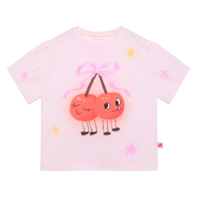 【好运樱桃】晕染印花T恤7A抗菌